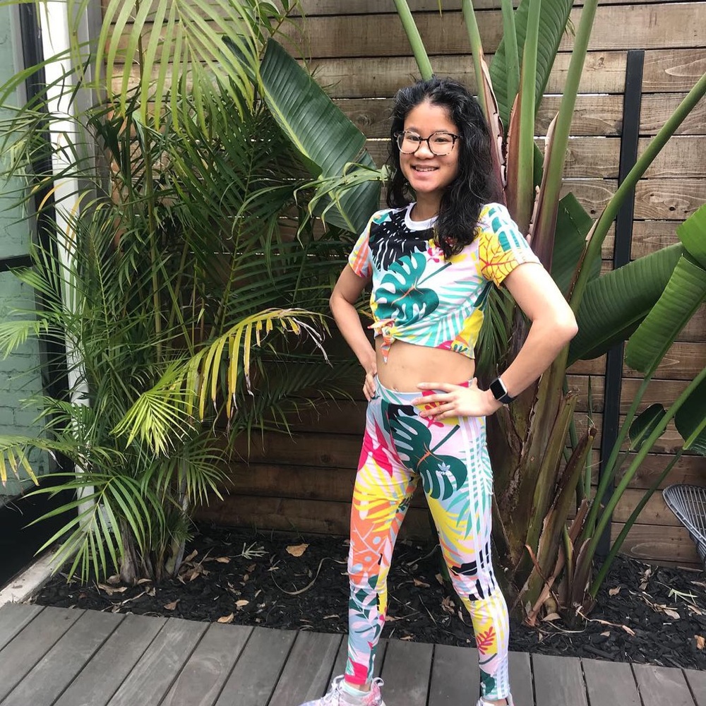 Adidas tropical leggings